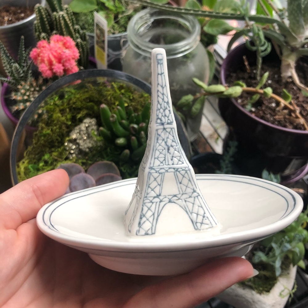 Molly Hatch Eiffel Tower Ring Dish Anthropologie